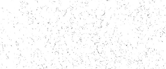 Vector dark weathered overlay pattern sample on transparent background, film grain overlay texture with little black dots.