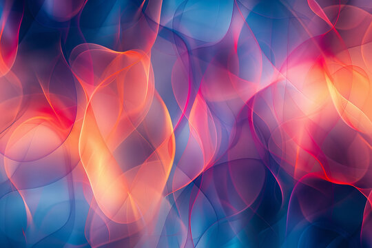 Abstract transparent material wavy background 
