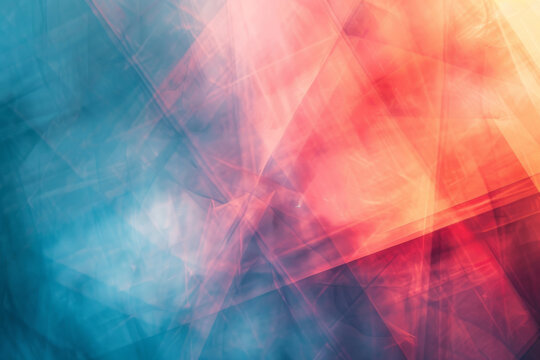 Abstract transparent material wavy background 

