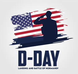 d day of landing and battle of normandy