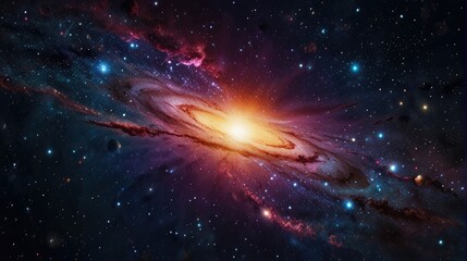 Wall Mural - Dazzling and enchanting universe realistic