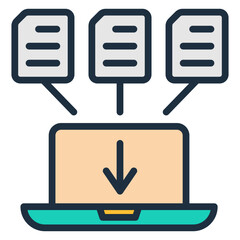 Sticker - Data Collection Icon