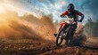 © Zaelani - Professional speed rider driving in motocross race