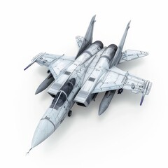 Fighter jet Isolated on a white background
