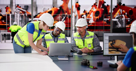 Poster - Engineer Using Computer