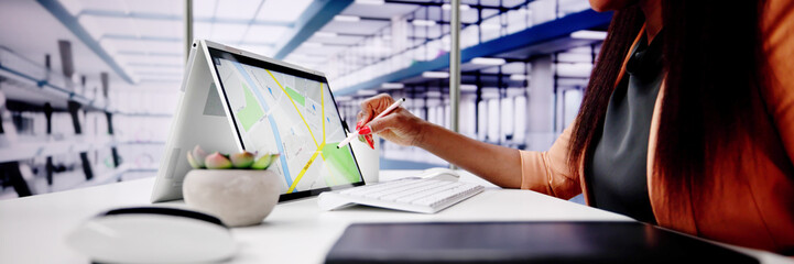 Poster - GPS Location Map Search Online