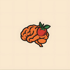 Sticker - brain