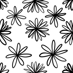 Wall Mural - seamless floral pattern