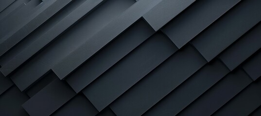 3D Dark rectangle block pattern background. Generative AI technology.	
