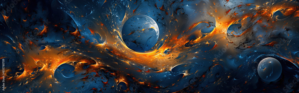 A dance of fire and ice: planets collide in a cosmic ballet of ...