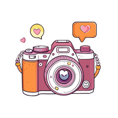 Wall Mural - camera rec vector