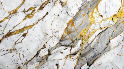 Wall Mural - Statuario color marble luxury, with gold streaks, website background