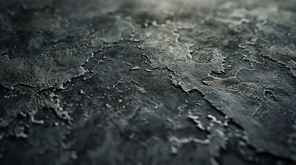 Wall Mural - Abstract black concrete floor background.