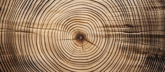 Wall Mural - Wooden cutting board displayed on a white surface with copy space image.
