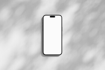 Wall Mural - iphone mobile phone with blank screen with blank screen