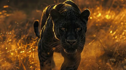 Canvas Print - Black Panther lepard