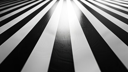 Wall Mural - black and white striped background