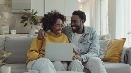 Poster - The couple on the sofa