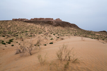 Wall Mural - Ruins of ancient Ayaz-Kala Fortress