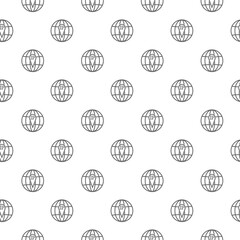 Poster - Ip icon seamless pattern on white