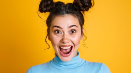 Poster - The Happy Excited Woman