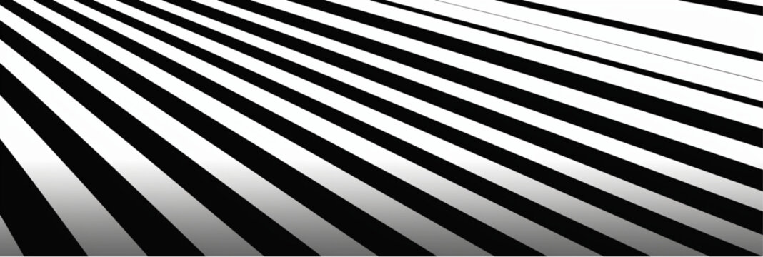 Black and white vector pattern of horizontal lines, seamless