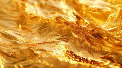 Abstract background liquid gold