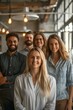 © Adobe Contributor - portrait of a group of young professionals smiling at the camera