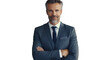 © tetxu - businessman with arms crossed isolated and cut out