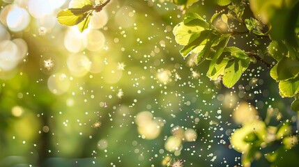 Poster - A leafy tree with a lot of leaves and a lot of sunlight
