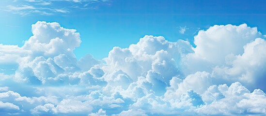 Aufkleber - Sky and Cloud on the Natural background. Creative banner. Copyspace image