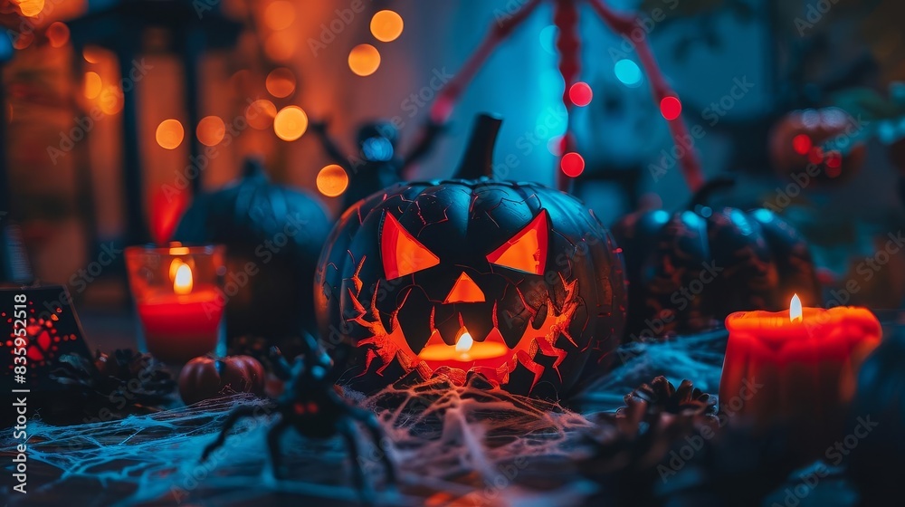Halloween Day, Spooky Celebration, Organize a haunted house party with ...
