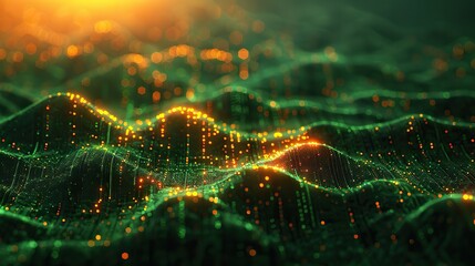 Fototapete - stock market or forex trading graph in graphic concept suitable for financial investment or economic