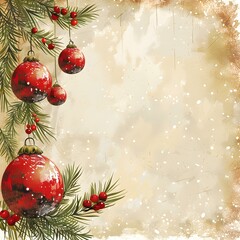 Wall Mural - Christmas Ornament