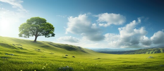 Poster - Amazing natural picture beautiful land scape image of nature. Creative banner. Copyspace image