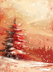 Wall Mural - Christmas Tree