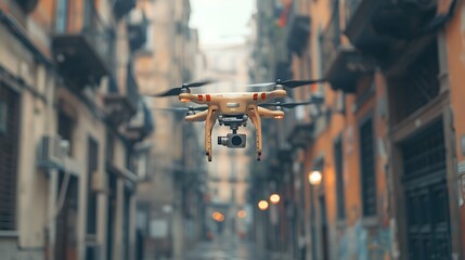 Poster - Autonomous Drone Delivering Packages in an Urban Environment Technology Concept