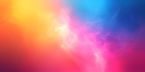 Wall Mural - Beautiful Smooth and blurry colorful gradient mesh background - Ai Generated