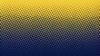 © Sangpan - Dots halftone yellow and dark blue gradient pattern texture background, dots, halftone, yellow, dark blue, color, gradient, grunge, texture, background, pop art, sport