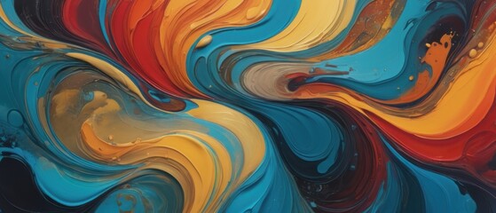 abstract fluid painting background
