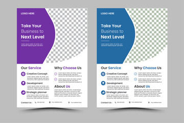  Corporate creative colorful business flyer template design set, abstract business flyer, vector template design or business poster template design Business Flyer Corporate Flyer Template Geometric,