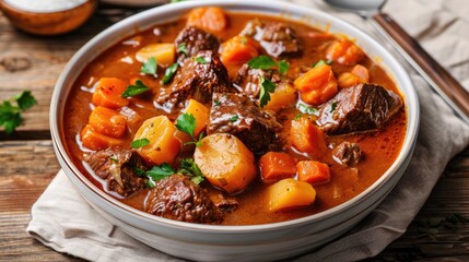 Wall Mural - Photo of homemade beef stew