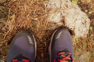 Sticker - Dirt on sole of shoes outdoors 