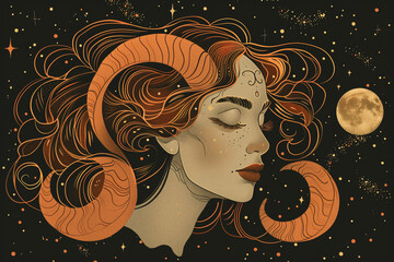 wallpaper of spiritual astrological zodiac sign aries