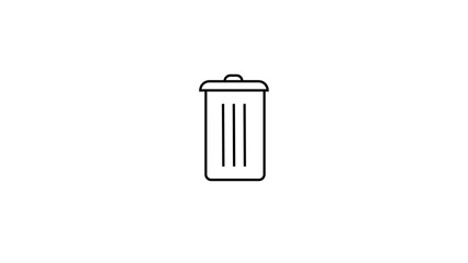 Delete Icon Image  White Background