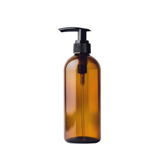 Wall Mural - Shampoo Bottle Mockup, Template Isolated Transparent, Generative AI 