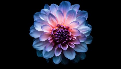 Wall Mural - Dazzling Dahlia: A Stunning Single Photo Captured in AR 7:4