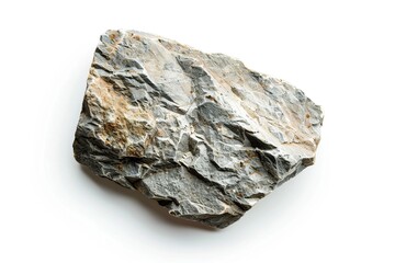 Hard rock stone shape on white background