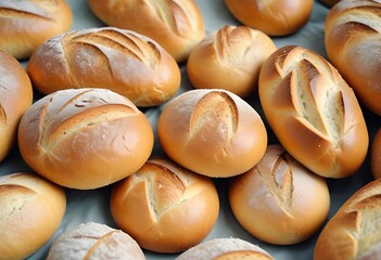 Close up of Grain Bread on a wooden plate. 