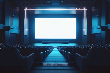 Sticker - large screen in a cinema hall